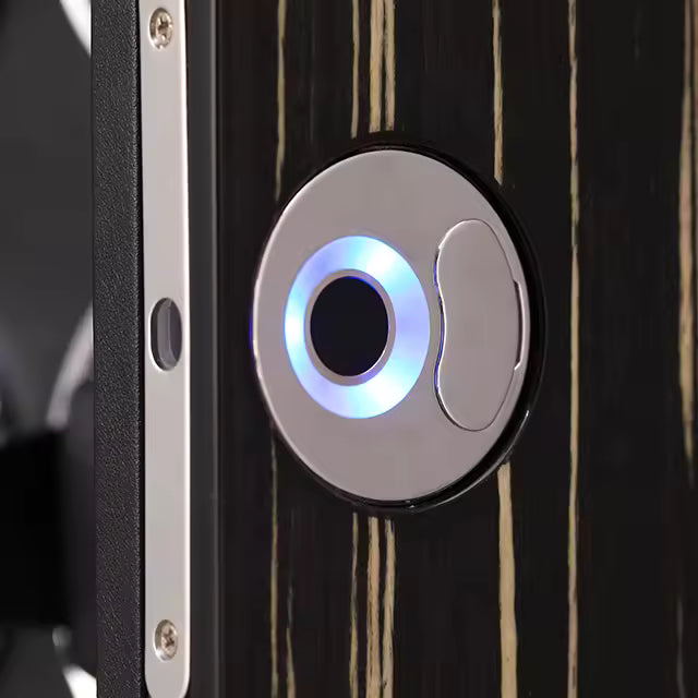 Fingerprint security lock system on BWatche Ambassador watch winder