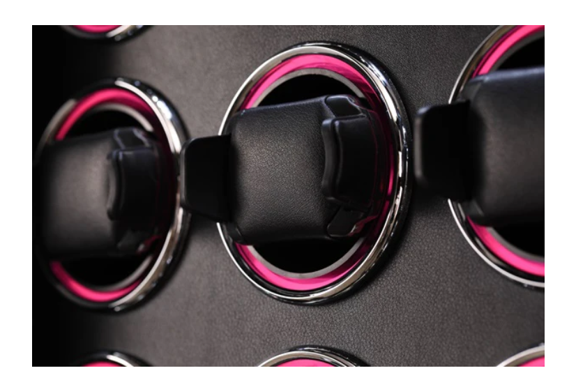 Soft leather interior of ebony wood watch winder for men’s watches