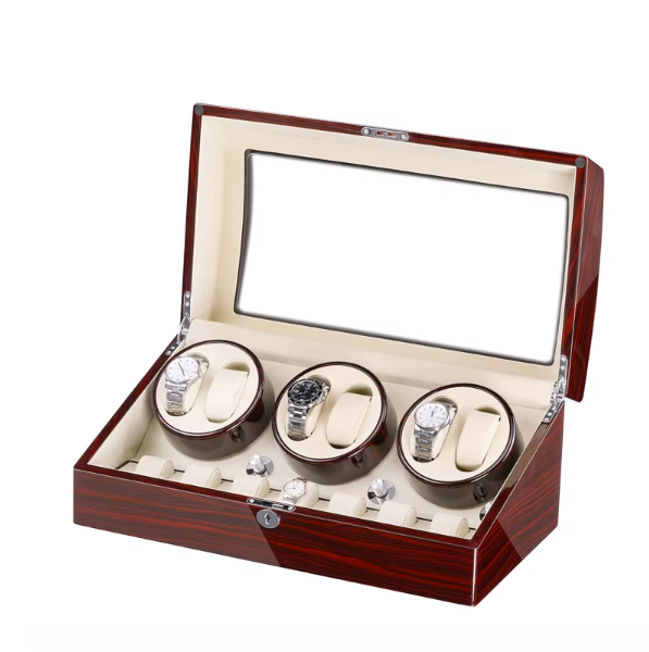 WATCHES WINDERS, automatic watch winder, double watch winder, quiet motor watch winder, Rolex watch winder, Panerai watch winder, LED display watch winder, 