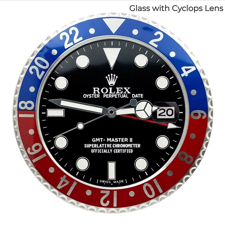 Collector’s Rolex Clock, Premium Rolex-Inspired Clock, Gift for watch lovers,